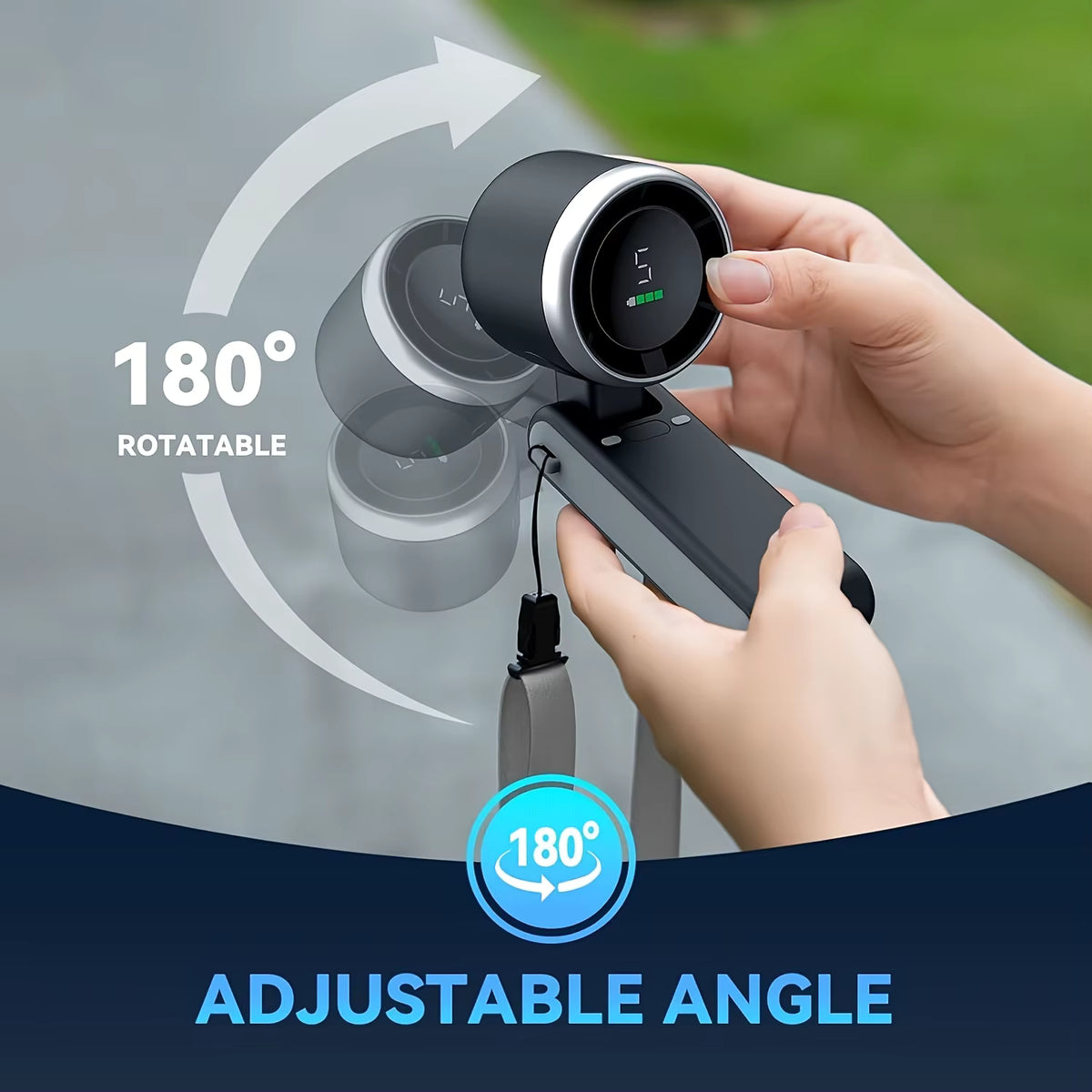 DrinkLQ Cool — Mini Ventilateur de Voyage Rechargeable
