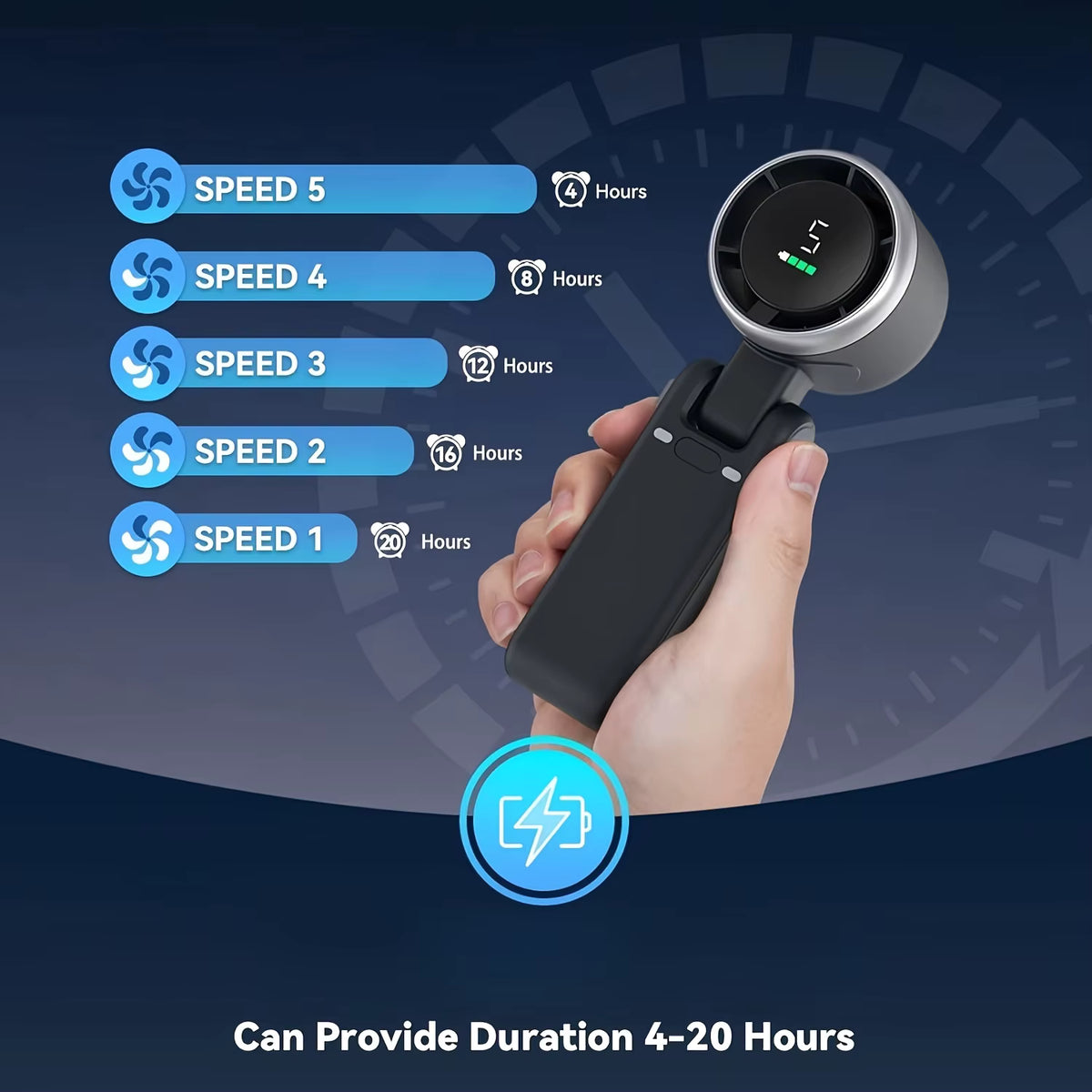 DrinkLQ Cool — Mini Ventilateur de Voyage Rechargeable